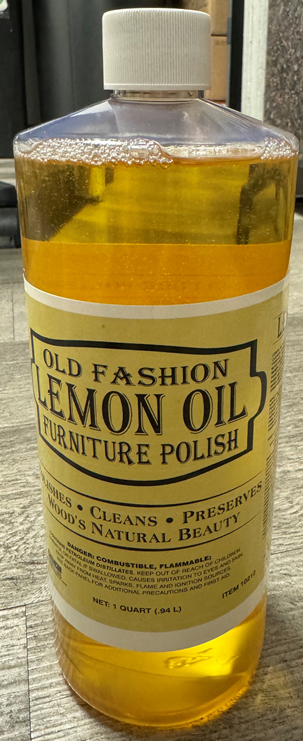 Old Fashion Lemon Oil Polish 
12/1qt