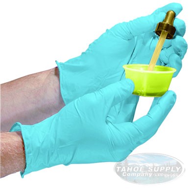 Nitrile Blue Powder Free 
4.0mil Disposable Gloves 
Medium 10/100 (1,000 psc/cs)