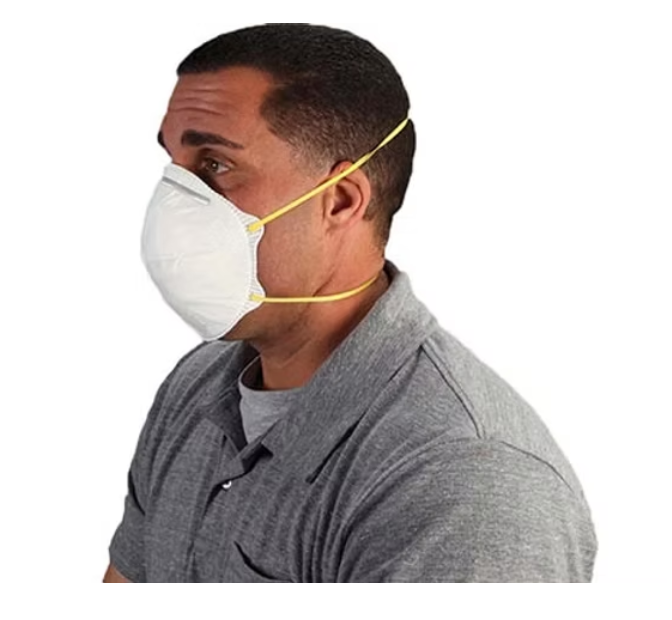 N95 Particulate Mask, 2  Straps, Flexible Nose Piece, 