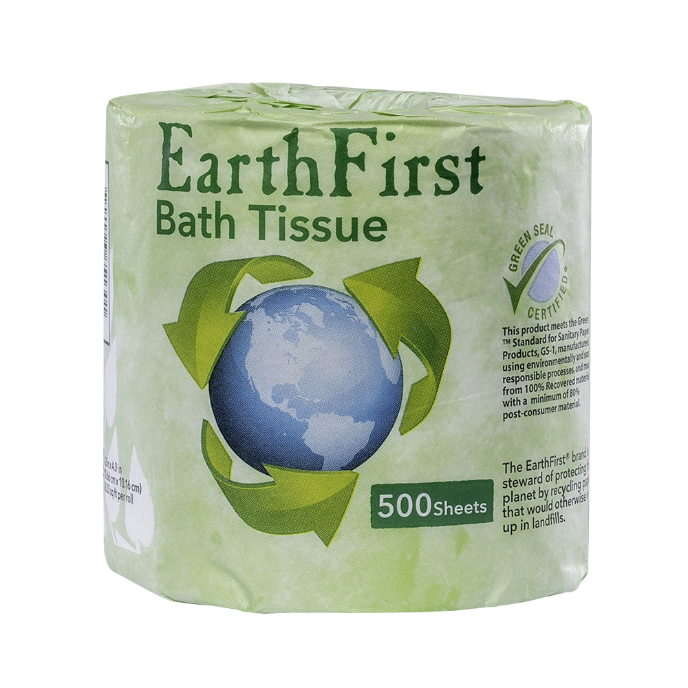 Earth First Toilet Tissue 2ply 96/500 80% PCW (D)