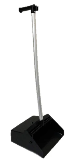 Plastic Lobby Dust Pan -  Ergonomic Handle