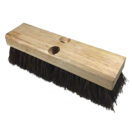12&quot; Deck Scrub Brush, Palmyra  Natural Fiber