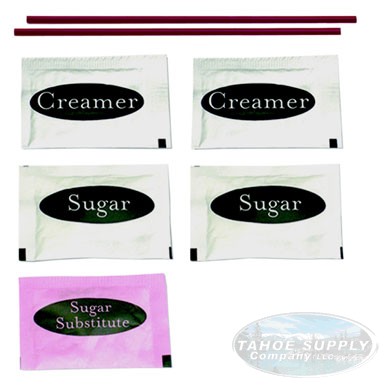 Clear Double Wrapped Condiment Pack 500/CS #211050