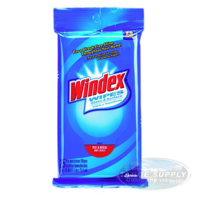 Windex Glass Cleaner Wipes 12/38