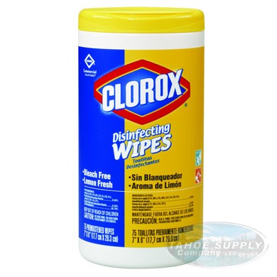 Clorox Disinfecting Wipes Lemon Fresh 6/75