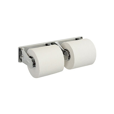 Bobrick Toilet Tissue chrome 
Surface Mounted Dispenser 
2-Roll