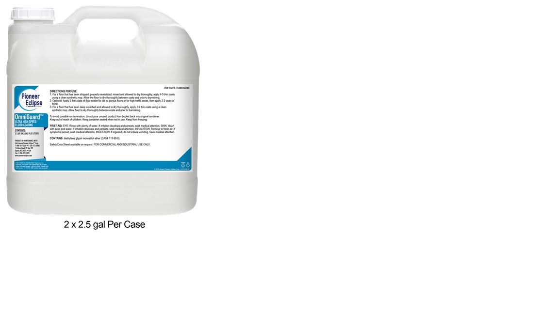 OmniGuard UHS Floor Finish  Coating 2x2.5