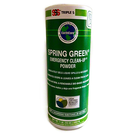 SSS Spring Green Emergency  Clean Up Powder, 6/16 Oz.