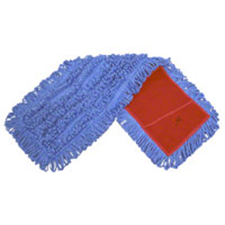 SSS NexGen 24&quot; Blue Microfiber  Looped End Dust Mop Pad, 12/cs