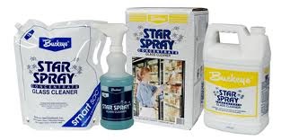 Buckeye Star Spray RTU Glass Cleaner 12/1qt