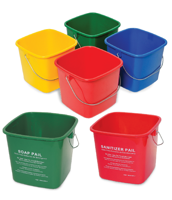 Delamo 6qt Utility Pail Yellow