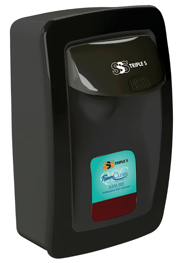 SSS Foam Clean Soap Dispenser  Black 1000-1250ml